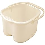 Inomata Pearl Foot Detox Massage Spa Bucket, White