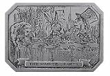 AA3 Mad Tea Party Alice In Wonderland Belt Buckle