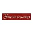 Always Kiss Me Goodnight - Black/Linen (24")