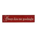 Always Kiss Me Goodnight - Black/Linen (24")