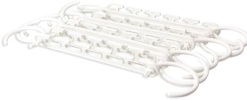 8 Pcs Space Saver Hanger Wonder Magic Clothes Rack Clothing Hook Organizer Set