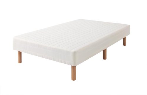 定番の脚付きマットレスベッド〔セミダブルサイズ 脚15cmタイプ〕 ベーシックボンネルコイルマットレスベッド
