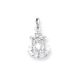 Sterling Silver Mariners Cross Charm