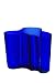 iittala Aalto 6-1/4 Tall Glass Vase, Cobalt Blue