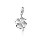 charms VINANI Charms Anhaenger Kleeblatt Silber 925 HKL
