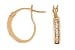 10K Yellow Gold Diamond Hoop Earrings