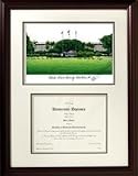 IMAGE OF Florida Atlantic University Scholar Scholar Mahogany Framed Lithograph w/Diploma Opening