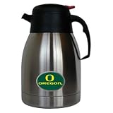 New Oregon Ducks Collegiate 2 Liter Coffee Carafe Stainless Steel Metal School Logo In Metal Oval Stainless Steel Coffee Bottle
