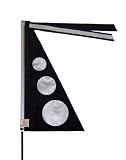 Black - bicycle safety flag - Small