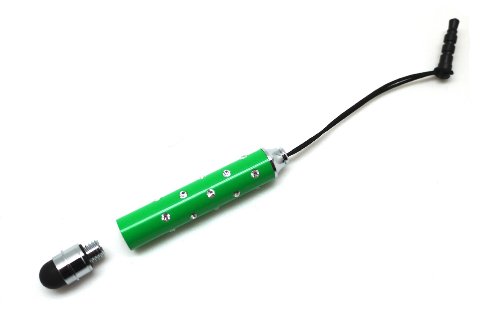 Android Pads Stylus   Iphoneipadsamsungandroid Screens Crystals  Touch Swarovski Green