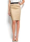 Mango Women's Pencil Linen Skirt