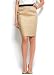 Mango Women's Pencil Linen Skirt, 4, Beige