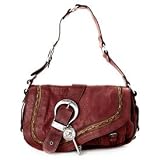 Women's Gaucho Bordeaux Calf Leather Shoulder Bag: Bordeaux Shoulder