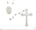 White Rosary - 17'' in Length - IMPORTED FROM ITALY