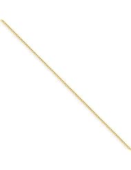 .8mm, 14 Karat Yellow Gold, Cable Chain - 20 inch