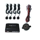Black Rear Car Parking Reversing Buzzer & Alam Sensors 4 safe sensor