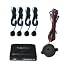 Black Rear Car Parking Reversing Buzzer & Alam Sensors 4 safe sensor