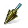 Neiko Titanium Step Drill Bit - 1/4" to 1-3/8" in 1/8" Increments, 10 Steps
