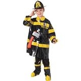 DELUXE CHILDS FIREFIGHTER HALLOWEEN COSTUME