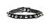 Omni Pet No.38LKS 3/8in Spiked Latigo Leather Collar 12in Black
