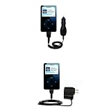Essential Kit for the Apple iPod 80GB - includes Car and Wall Charger with Rapid Charge Technology - Gomadic Brand w/ TipExchange Technology