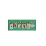 Poker Wine Charms