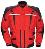 Tourmaster TRANSITION 2 MOTORCYCLE JACKET BK/RD SIZE:SML