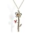 Sweet Flower Girl Necklace from the Artazia Collection #206 GN ONK