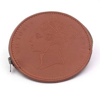 Tan One Penny Coin Purse||RF10F