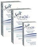 SECRET CLINICAL STRENGTH AntiPerspirant Deodorant (3 PACK)