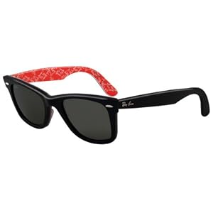 Ray-Ban Sunglasses AUTHENTIC Unisex Colorize Wayfarer Smoke Black Logo Mania RB2140-1016