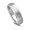 18k White Gold Men's Wedding Band, 6mm