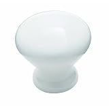 Buy Amerock BP725-30 Ceramic Knob White Porcelain, 1-5 16-Inch Diameter by Amerock