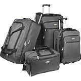 Travelers Club Luggage EVA 29104 010 4 Piece Santa Monica II Collection Spinning Luggage Set Gray 31 PxSsQfhL. SL160 Travelers Club Luggage EVA 29104 010 4 Piece Santa Monica II Collection Spinning Luggage Set Gray
