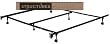 STRUCTURES by Malouf Heavy Duty 6-Leg LINENSPA Adjustable Metal Bed Frame with Double Center Support and Rug Rollers - UNIVERSAL (Cal King King Queen Full XL Full Twin XL Twin)