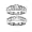 14K White Gold Diamond Wedding Set - 0.50 Ct.