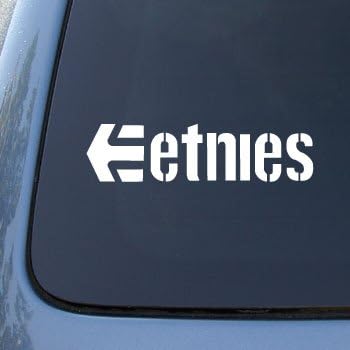 Etnies Sports - Car, Truck, Notebook, Vinyl Decal Sticker #2687 | Vinyl Color: White