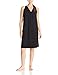 Fishers Finery Women's EcoFabric Sleeveless Nightgown; Super Soft (Black, L)