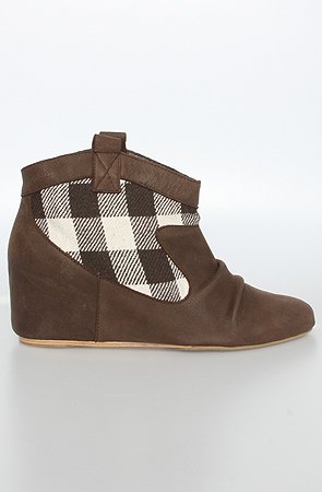 80%20 The Melody Ankle Hidden Wedge Bootie in Chocolate,Shoes for Women from 80%20