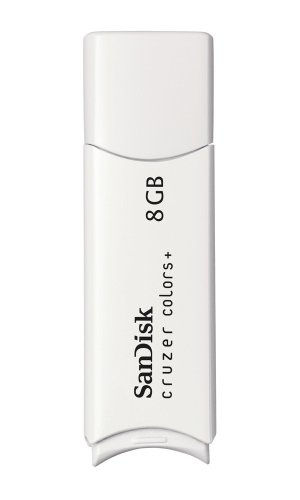 SanDisk USBフラッシュドライブ cruzer colors+ 8GB White ReadyBoost対応 SDCZ23-008G-J65W