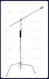 Studiohut Premium 11ft Double Riser Century C Stand kit with gobo head, 40" grip arm and collapsible base for Video & Photo