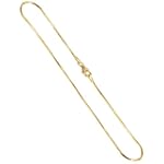 14 KT Yellow Gold over Sterling Silver Vermeil 1mm Snake Chain Anklet 9 to 11 inch