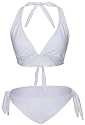 JAMAICAN STYLE Halter Bikini (White)
