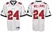 Cadillac Williams Tampa Bay Buccaneers #24 Replica Reebok NFL Football Jersey (White)