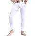 ZIHAN Men's Bamboo Fiber Low Rise Skinny Leggings Pants Medium White