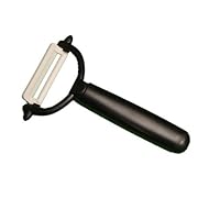 Malibu Collection Peeler with 5-Inch Black Color ABS Handle