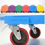 16" Purple Multi-Terrain Caster Scooter Board (Set of 6)