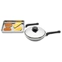 Precise Heat Griddle and Steam Control Skillet Set