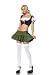 Sexy 4Pc Fraulein Girl Beer Maid Bar Waitress Halloween Costume