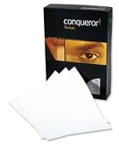 Conqueror A4, 210 x 297mm, brilliant white laid paper, 100g weight, REAM of 500 sheets